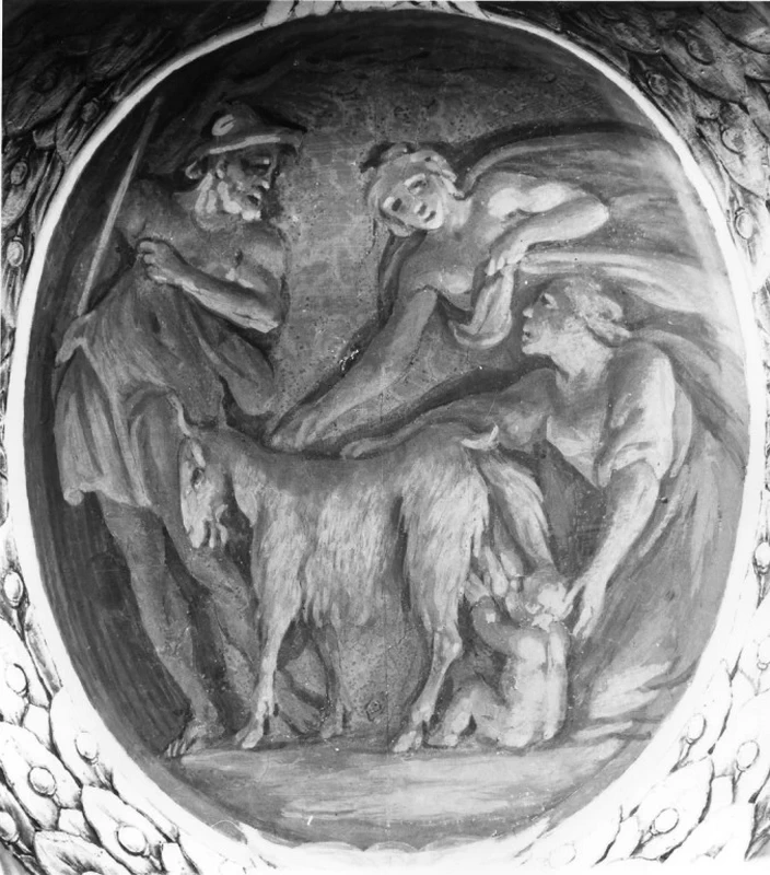 250-Giovanni Lanfranco-la capra Amaltea allatta Giove -Galleria Borghese, Roma 
